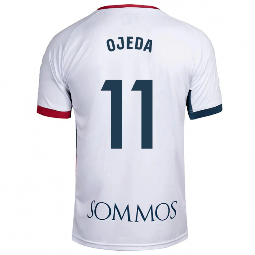 Danxen Heren Raúl Ojeda #11 Wit Rood Uitshirt Uittenue 2025/26 T-Shirt België