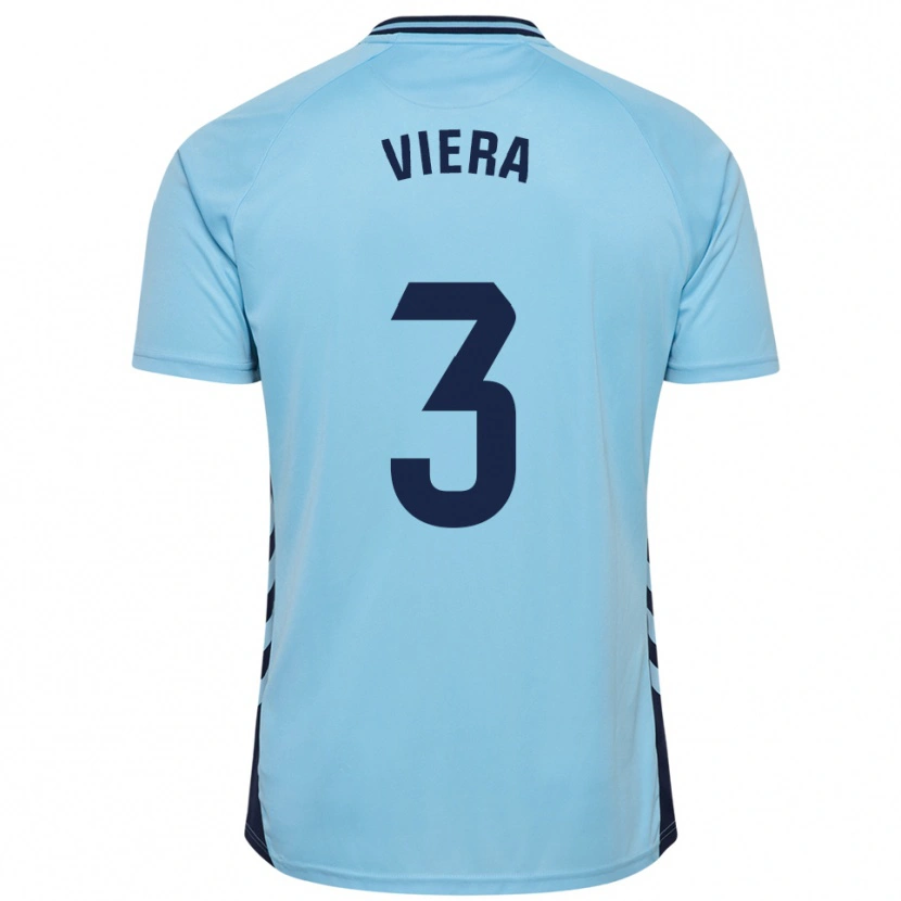 Danxen Heren Óliver Viera #3 Hemelsblauw Uitshirt Uittenue 2025/26 T-Shirt België