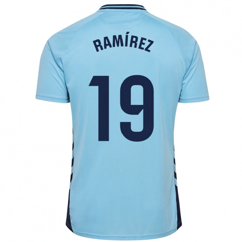 Danxen Heren Sandro Ramírez #19 Hemelsblauw Uitshirt Uittenue 2025/26 T-Shirt België