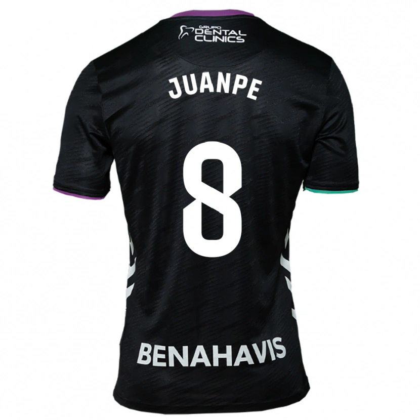 Danxen Heren Juanpe #8 Zwart Paars Groen Uitshirt Uittenue 2025/26 T-Shirt België
