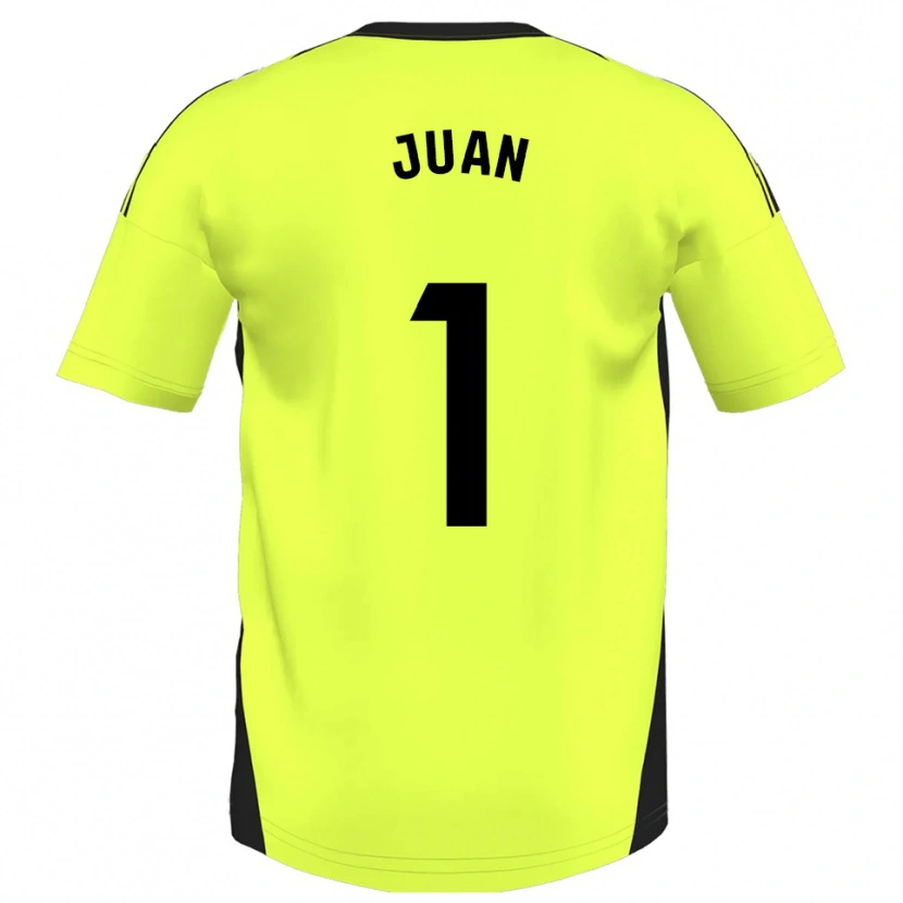 Danxen Heren Ramón Juan #1 Fluorescerend Geel Uitshirt Uittenue 2025/26 T-Shirt België
