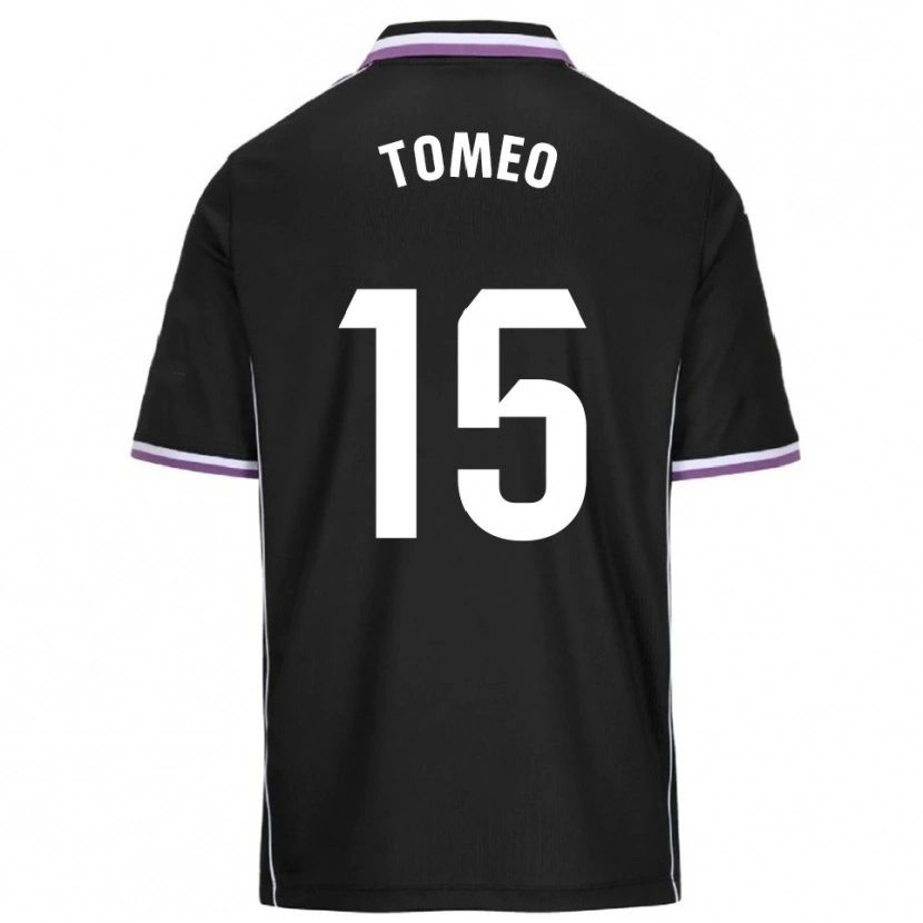Danxen Heren Pablo Tomeo #15 Paars Zwart Uitshirt Uittenue 2025/26 T-Shirt België