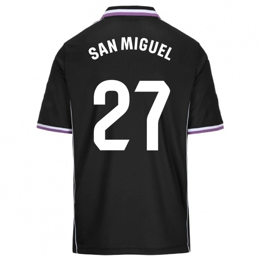 Danxen Heren Yago San Miguel #27 Paars Zwart Uitshirt Uittenue 2025/26 T-Shirt België