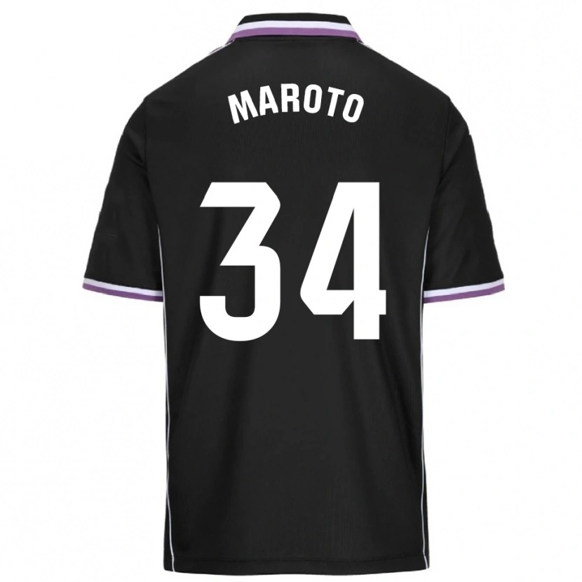 Danxen Heren Mario Maroto #34 Paars Zwart Uitshirt Uittenue 2025/26 T-Shirt België