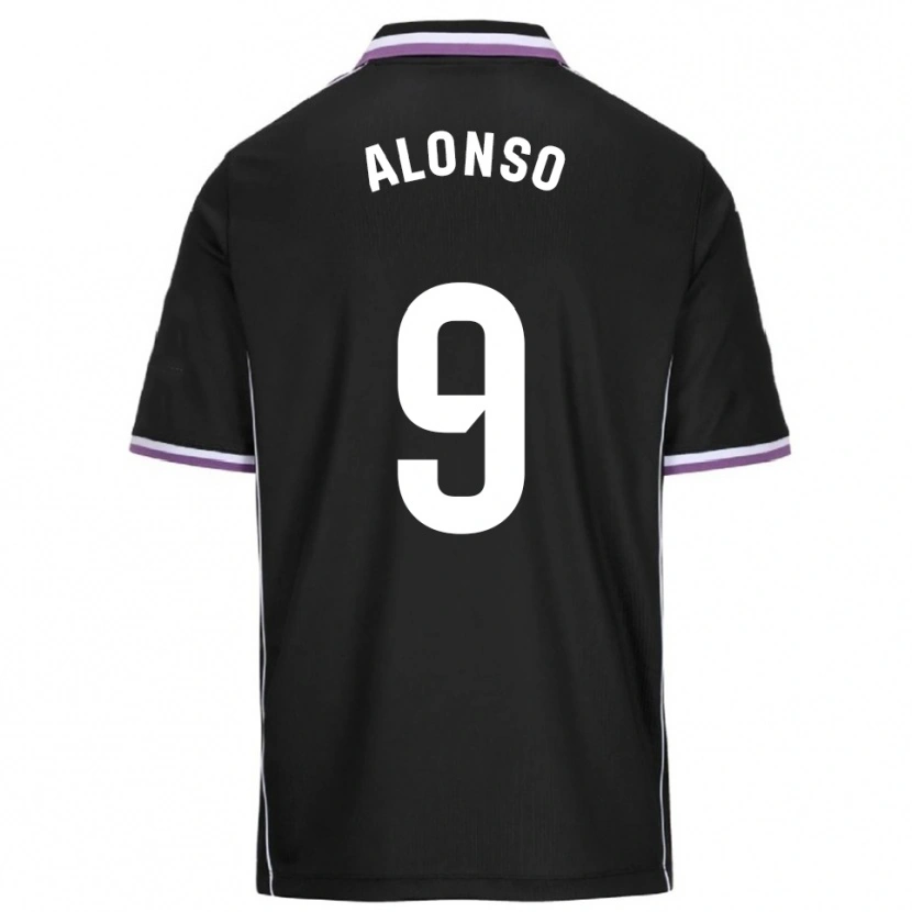 Danxen Heren María Alonso Hidalgo #9 Paars Zwart Uitshirt Uittenue 2025/26 T-Shirt België