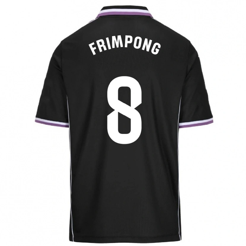Danxen Heren Eugene Frimpong #8 Paars Zwart Uitshirt Uittenue 2025/26 T-Shirt België