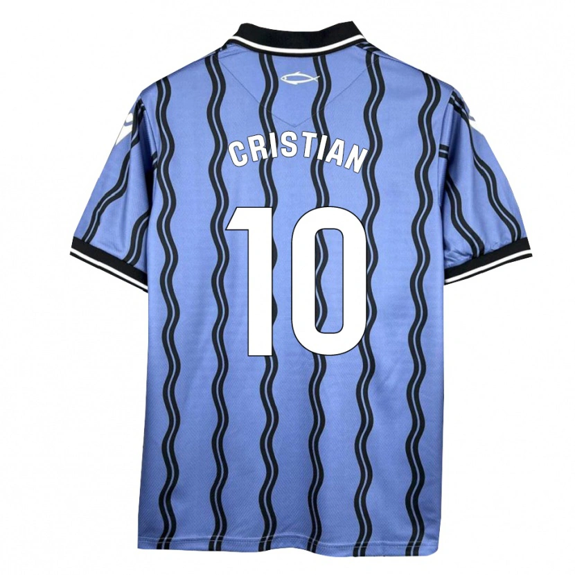 Danxen Heren Cristian Rodríguez #10 Donkerblauw Zwart Uitshirt Uittenue 2025/26 T-Shirt België