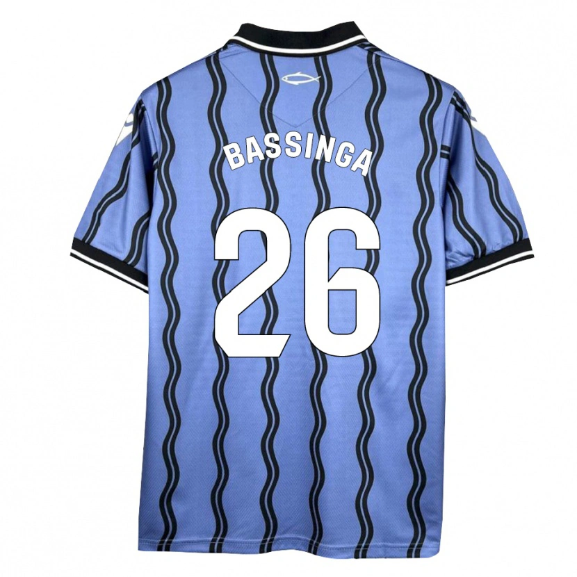 Danxen Heren Aboubacar Bassinga #26 Donkerblauw Zwart Uitshirt Uittenue 2025/26 T-Shirt België