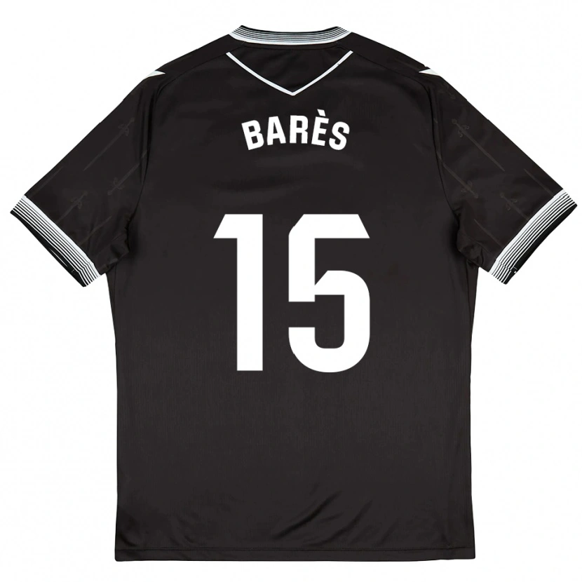 Danxen Heren Gabriel Barès #15 Zwart Wit Uitshirt Uittenue 2025/26 T-Shirt België