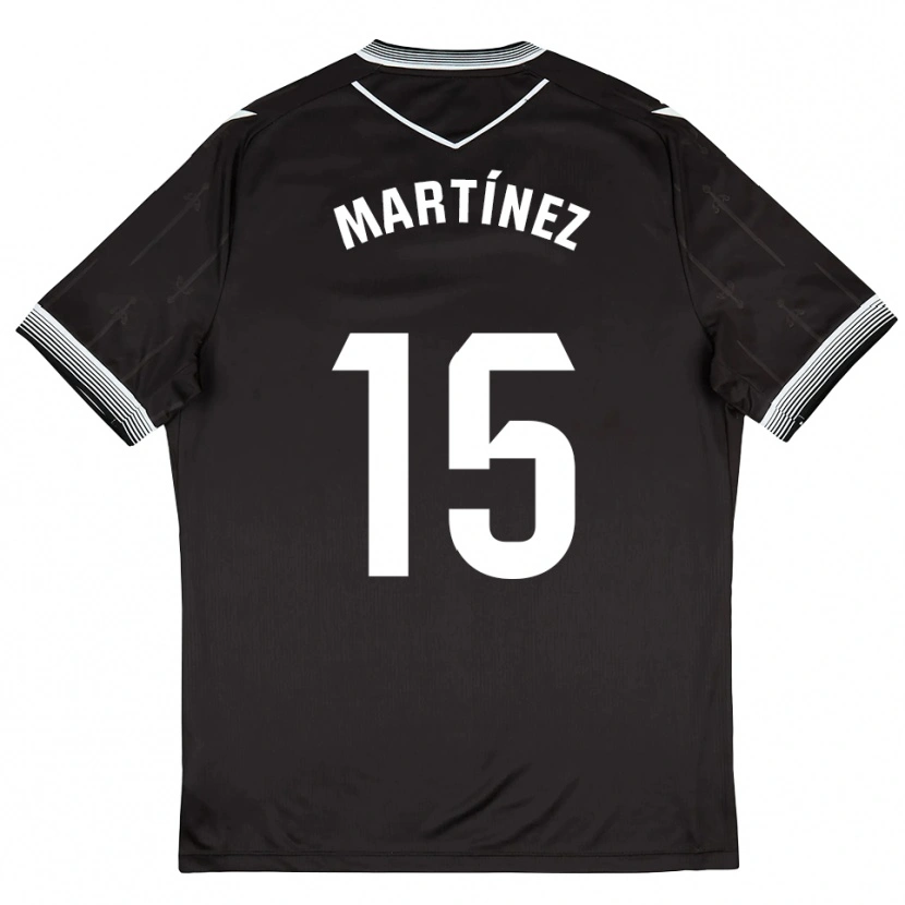 Danxen Heren Iván Martínez #15 Zwart Wit Uitshirt Uittenue 2025/26 T-Shirt België