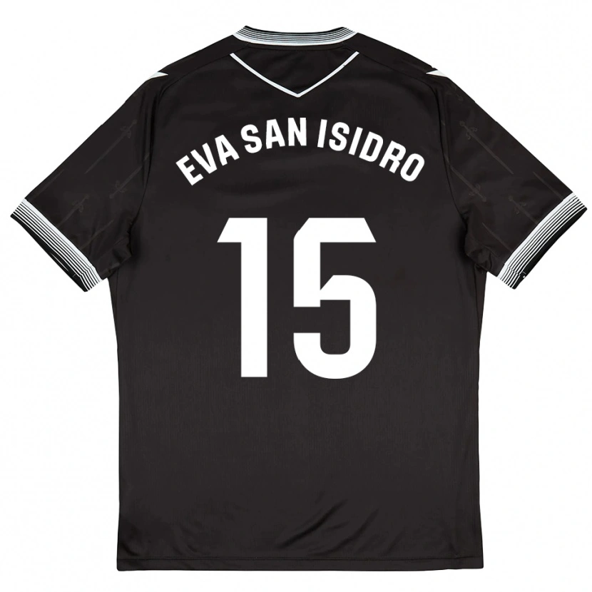 Danxen Heren Eva San Isidro #15 Zwart Wit Uitshirt Uittenue 2025/26 T-Shirt België