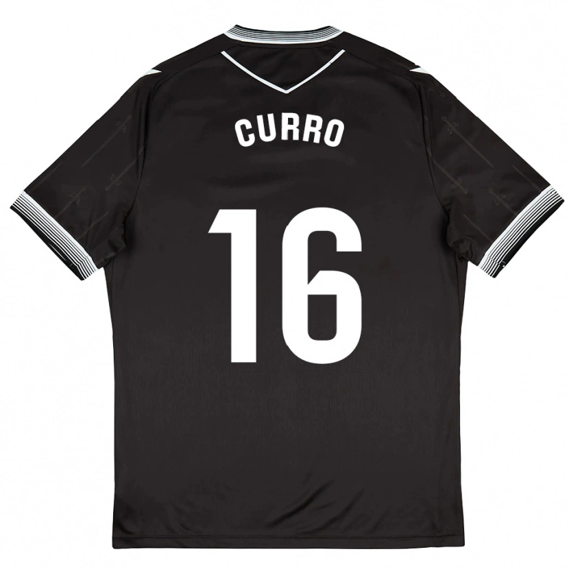 Danxen Heren Curro Sánchez #16 Zwart Wit Uitshirt Uittenue 2025/26 T-Shirt België