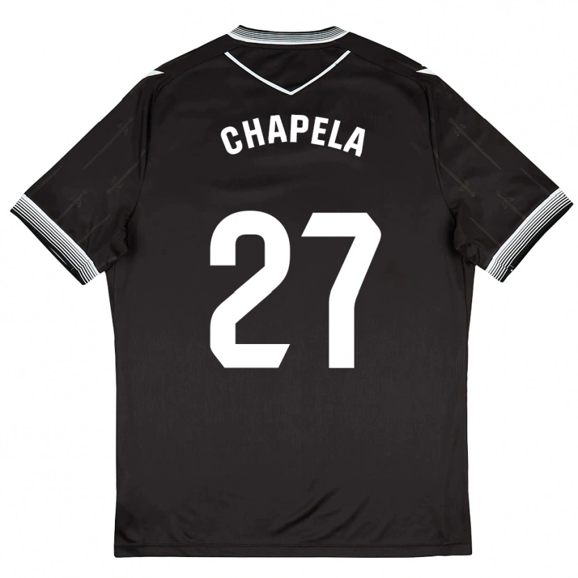 Danxen Heren Iván Chapela #27 Zwart Wit Uitshirt Uittenue 2025/26 T-Shirt België