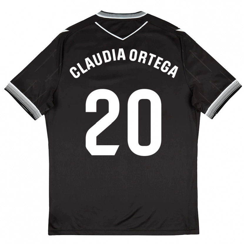 Danxen Heren Claudia Ortega #20 Zwart Wit Uitshirt Uittenue 2025/26 T-Shirt België