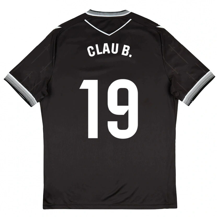 Danxen Heren Claudia Barrios #19 Zwart Wit Uitshirt Uittenue 2025/26 T-Shirt België