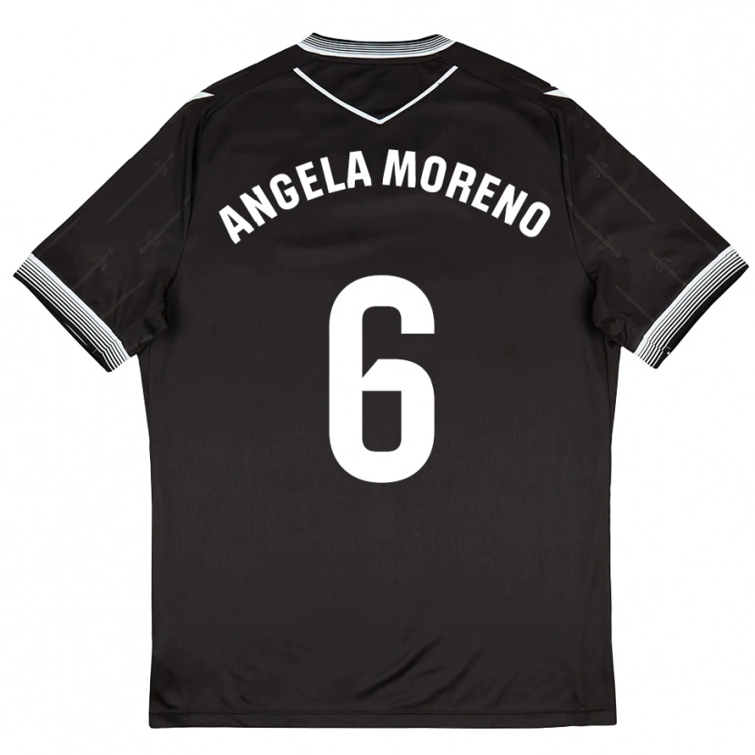 Danxen Heren Angela Moreno #6 Zwart Wit Uitshirt Uittenue 2025/26 T-Shirt België