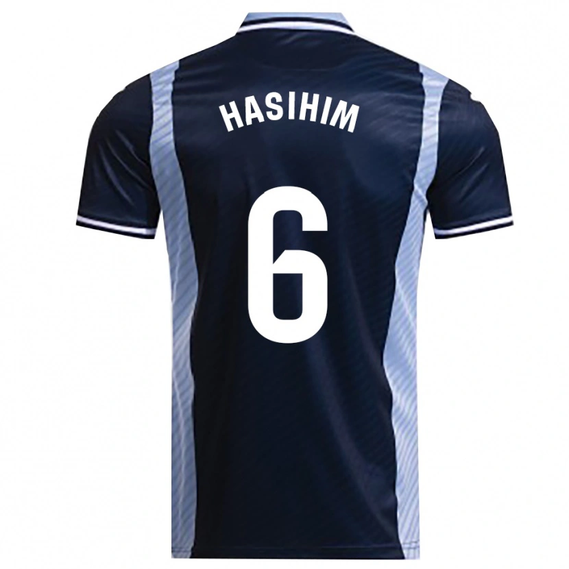 Danxen Heren Hasihim #6 Marineblauw Hemelsblauw Uitshirt Uittenue 2025/26 T-Shirt België