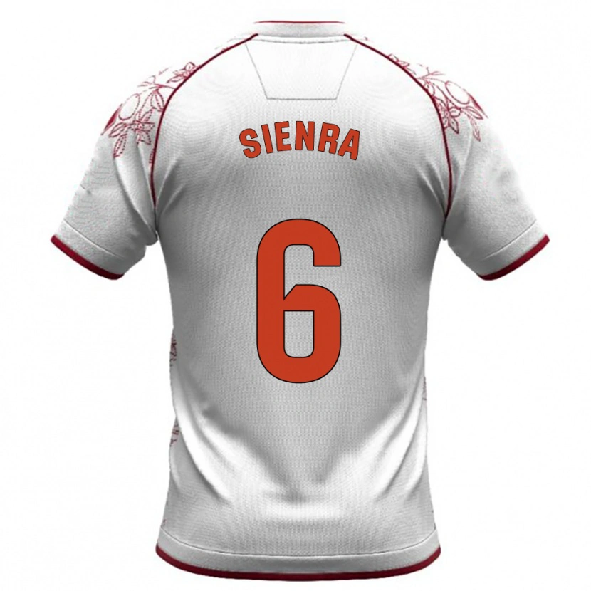 Danxen Heren Agustín Sienra #6 Wit Bordeau Uitshirt Uittenue 2025/26 T-Shirt België