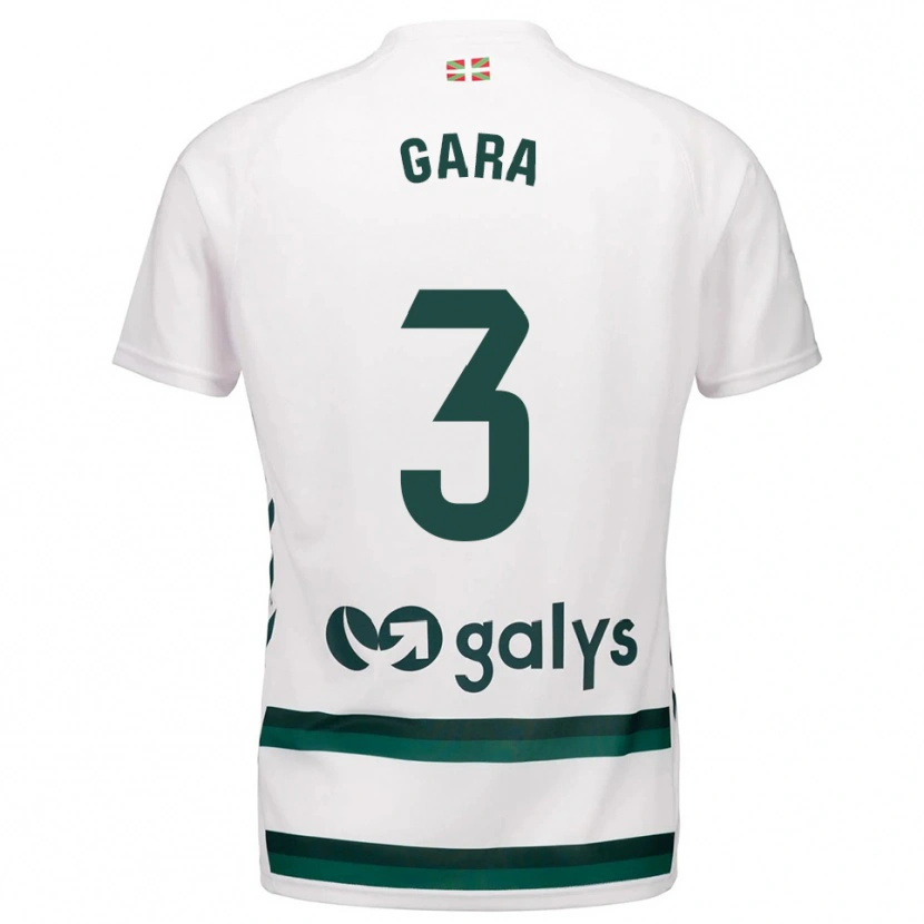 Danxen Heren Garazi Facila Giralte #3 Wit Groen Uitshirt Uittenue 2025/26 T-Shirt België