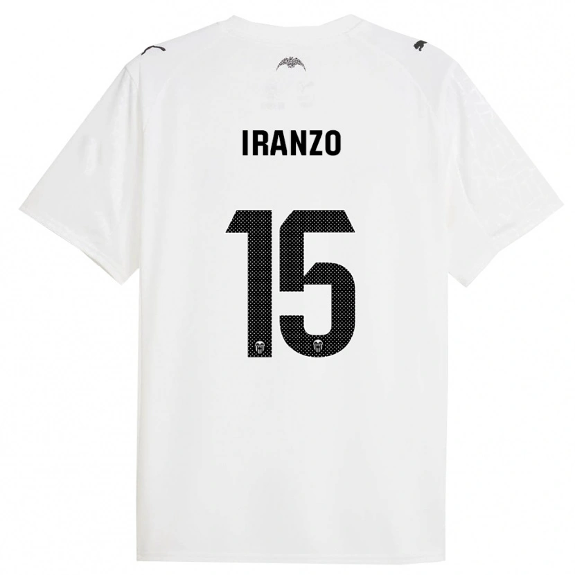 Danxen Dames Rubén Iranzo #15 Wit Zwart Thuisshirt Thuistenue 2025/26 T-Shirt België
