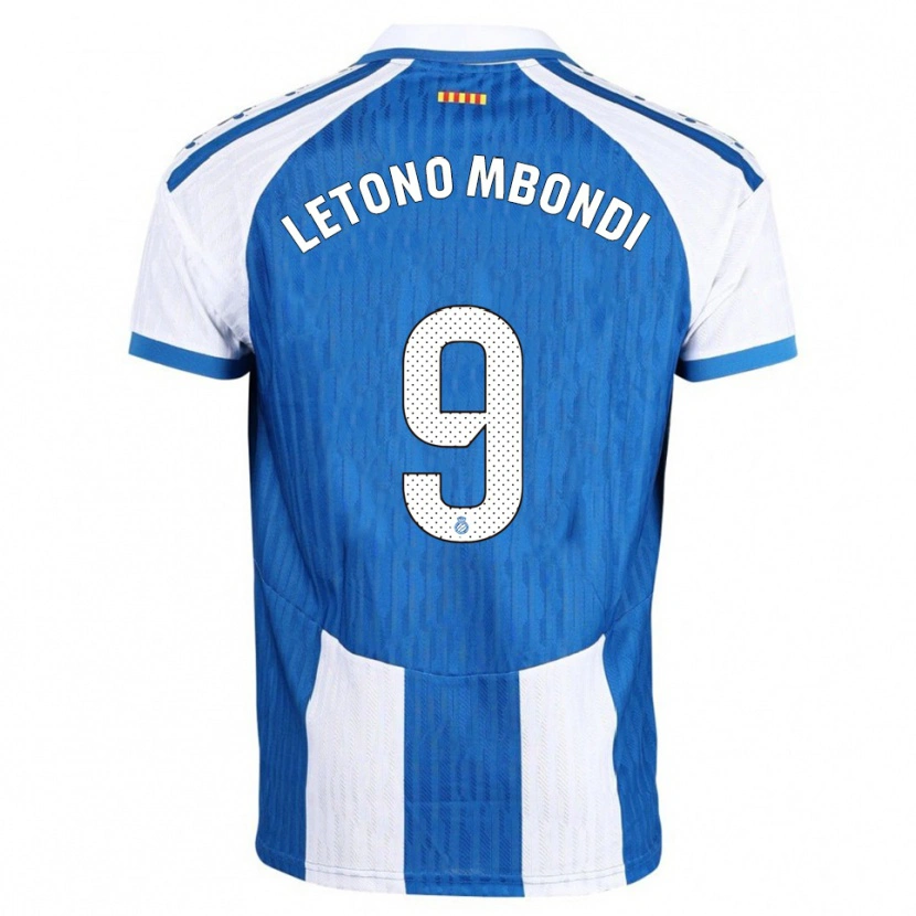 Danxen Dames Christ-Emmanuel Letono Mbondi #9 Blauw Wit Thuisshirt Thuistenue 2025/26 T-Shirt België