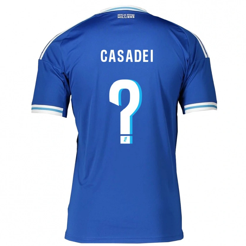 Danxen Dames Alexis Casadei #0 Blauw Wit Thuisshirt Thuistenue 2025/26 T-Shirt België