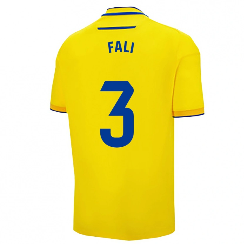 Danxen Dames Fali #3 Geel Marineblauw Thuisshirt Thuistenue 2025/26 T-Shirt België