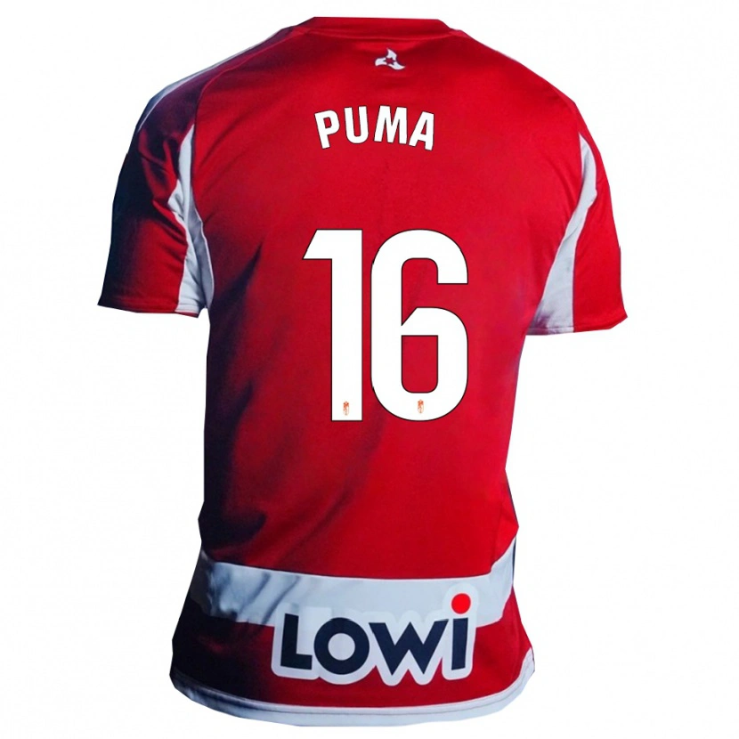 Danxen Dames Puma #16 Rood Wit Thuisshirt Thuistenue 2025/26 T-Shirt België