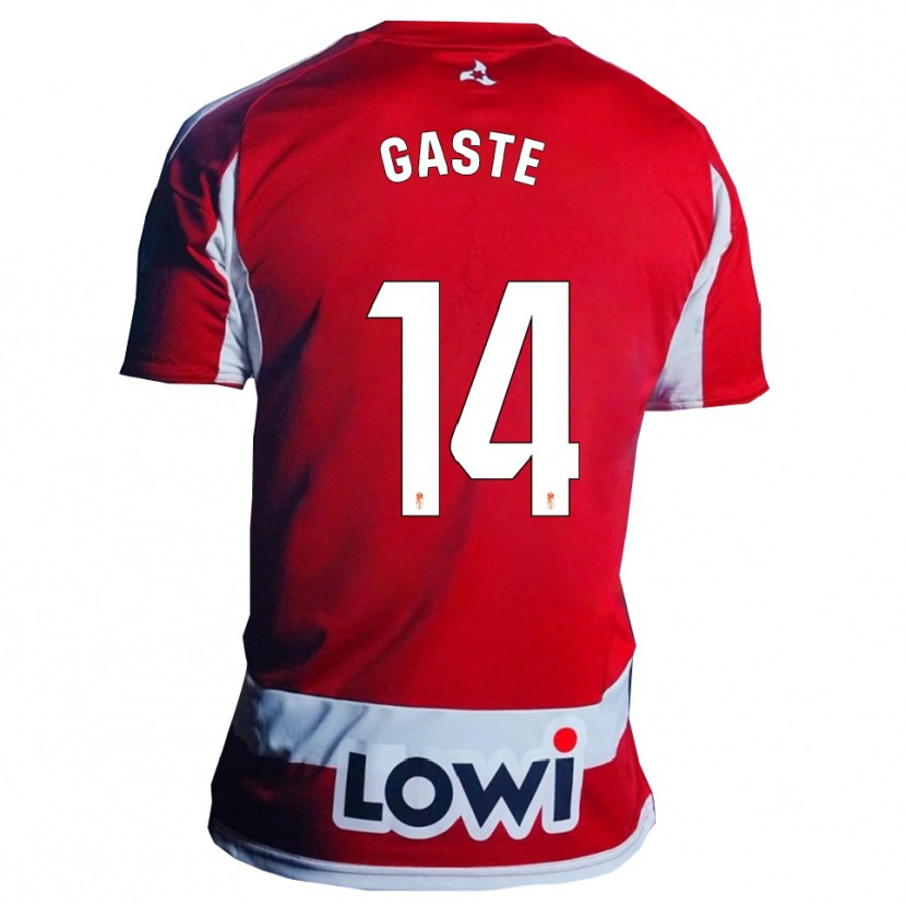 Danxen Dames Gaste #14 Rood Wit Thuisshirt Thuistenue 2025/26 T-Shirt België