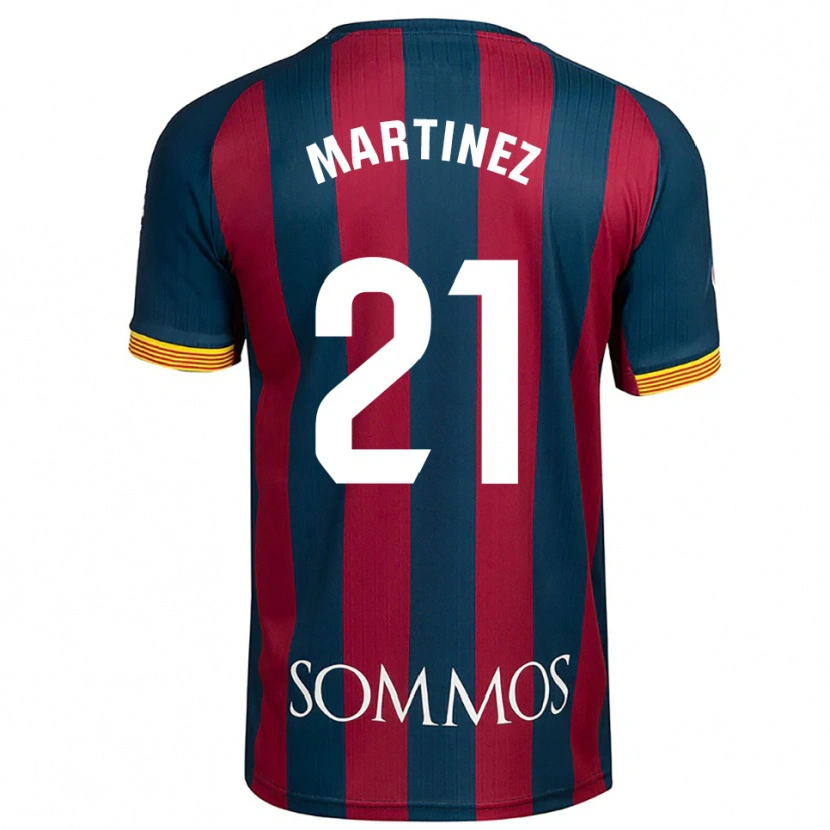 Danxen Dames Alejandra Martínez #21 Marineblauw Rood Thuisshirt Thuistenue 2025/26 T-Shirt België