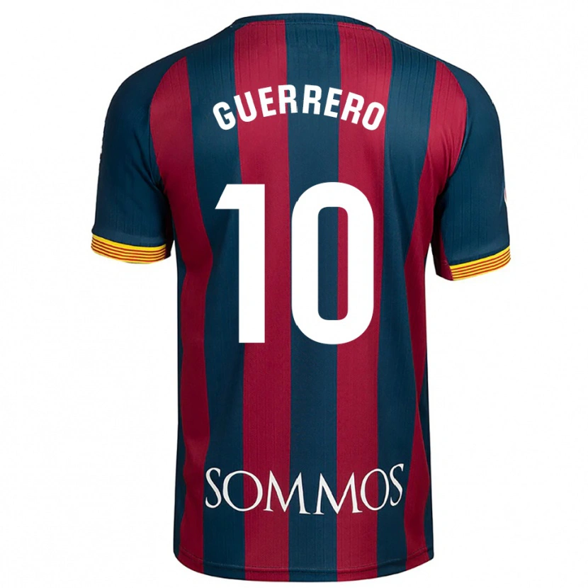 Danxen Dames Fernando Guerrero #10 Marineblauw Rood Thuisshirt Thuistenue 2025/26 T-Shirt België