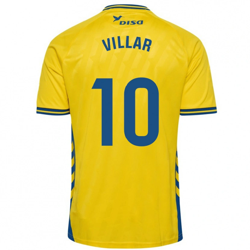 Danxen Dames Andy Villar #10 Geel Blauw Thuisshirt Thuistenue 2025/26 T-Shirt België