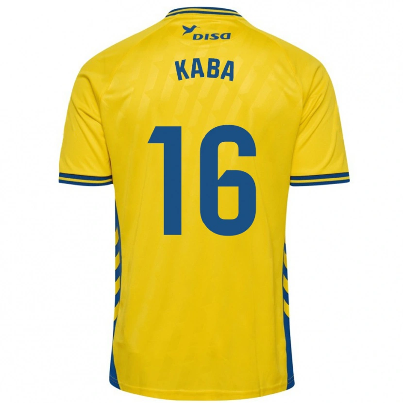Danxen Dames Sory Kaba #16 Geel Blauw Thuisshirt Thuistenue 2025/26 T-Shirt België