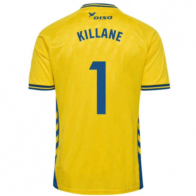 Danxen Dames Álvaro Killane #1 Geel Blauw Thuisshirt Thuistenue 2025/26 T-Shirt België
