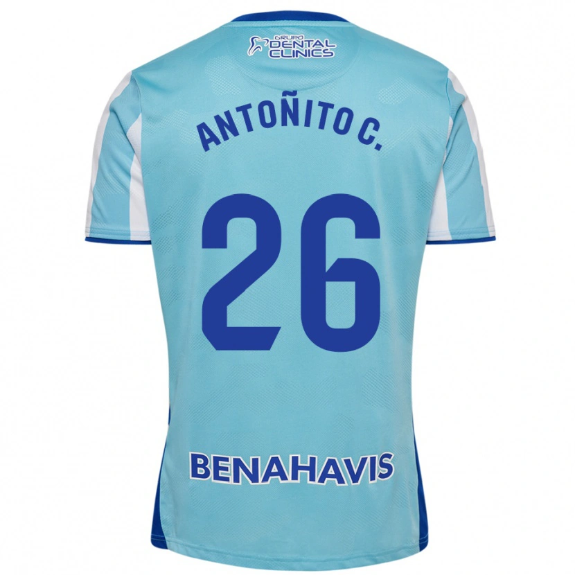 Danxen Dames Antonio Cordero #26 Hemelsblauw Wit Thuisshirt Thuistenue 2025/26 T-Shirt België