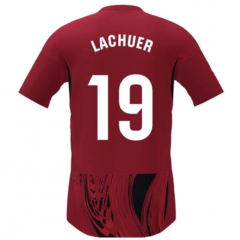 Danxen Dames Mathis Lachuer #19 Rood Zwart Thuisshirt Thuistenue 2025/26 T-Shirt België