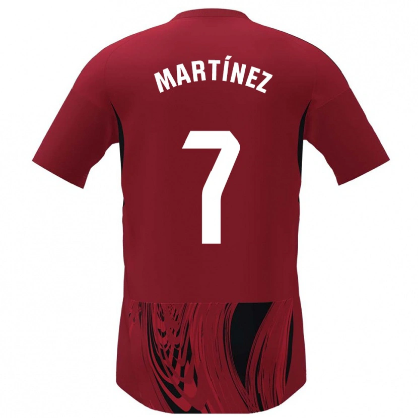 Danxen Dames Markel Martínez #7 Rood Zwart Thuisshirt Thuistenue 2025/26 T-Shirt België