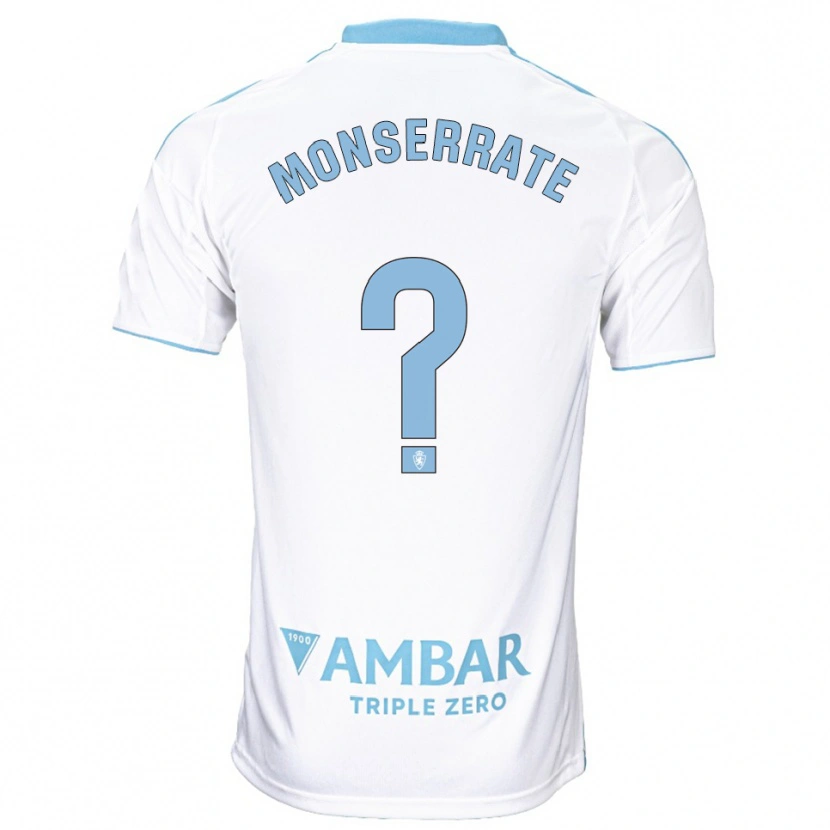 Danxen Dames Jano Monserrate #0 Wit Hemelsblauw Thuisshirt Thuistenue 2025/26 T-Shirt België