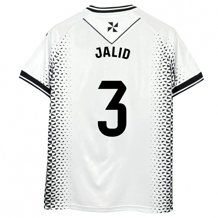 Danxen Dames Jalid #3 Wit Zwart Thuisshirt Thuistenue 2025/26 T-Shirt België