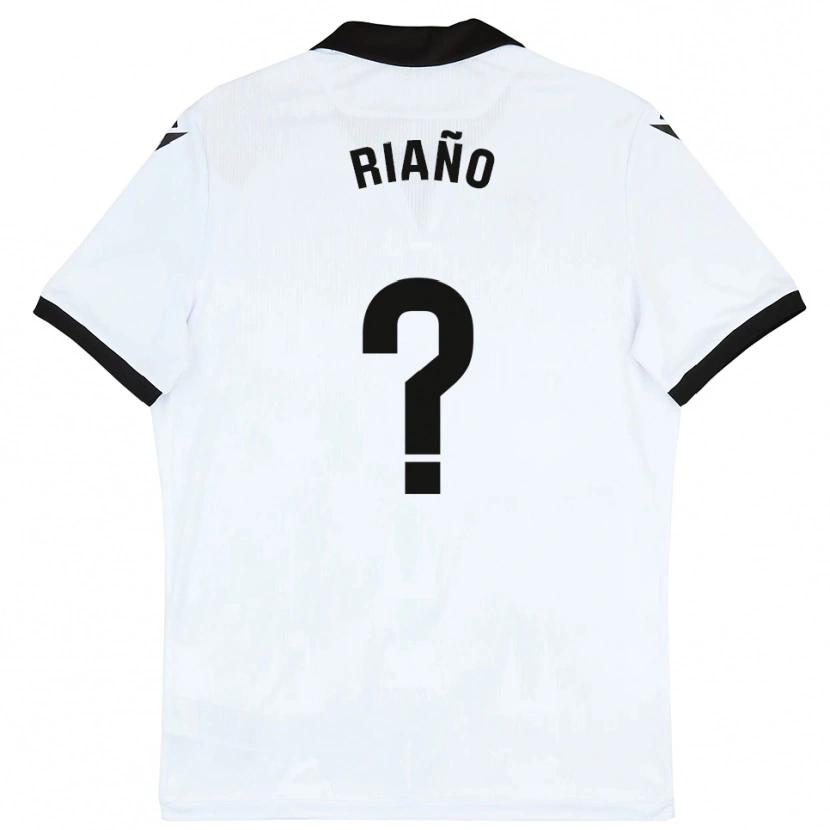 Danxen Dames Marcos Riaño #0 Wit Zwart Thuisshirt Thuistenue 2025/26 T-Shirt België