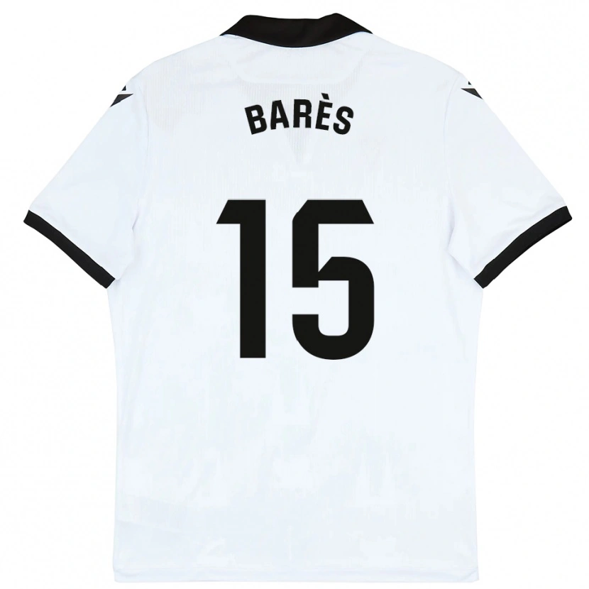 Danxen Dames Gabriel Barès #15 Wit Zwart Thuisshirt Thuistenue 2025/26 T-Shirt België