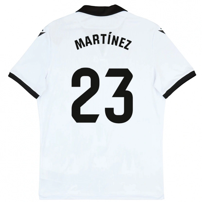 Danxen Dames Jan Martínez #23 Wit Zwart Thuisshirt Thuistenue 2025/26 T-Shirt België