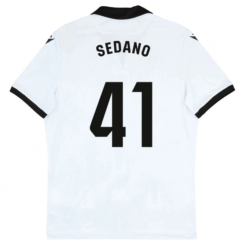 Danxen Dames Hugo Sedano #41 Wit Zwart Thuisshirt Thuistenue 2025/26 T-Shirt België