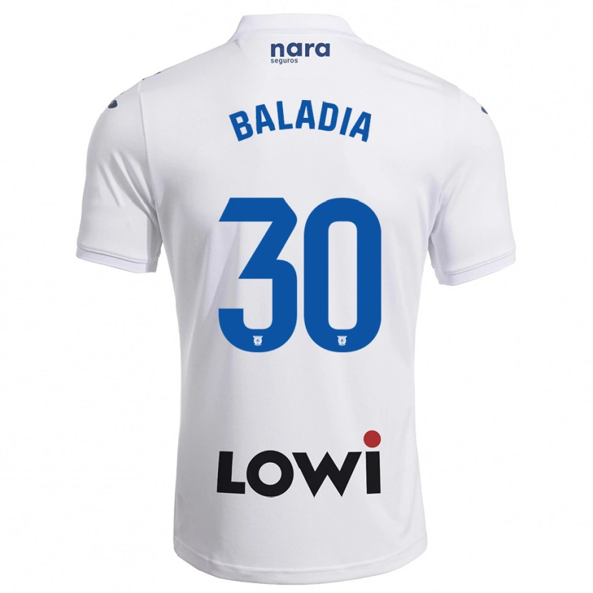 Danxen Dames David Baladia #30 Wit Marineblauw Thuisshirt Thuistenue 2025/26 T-Shirt België