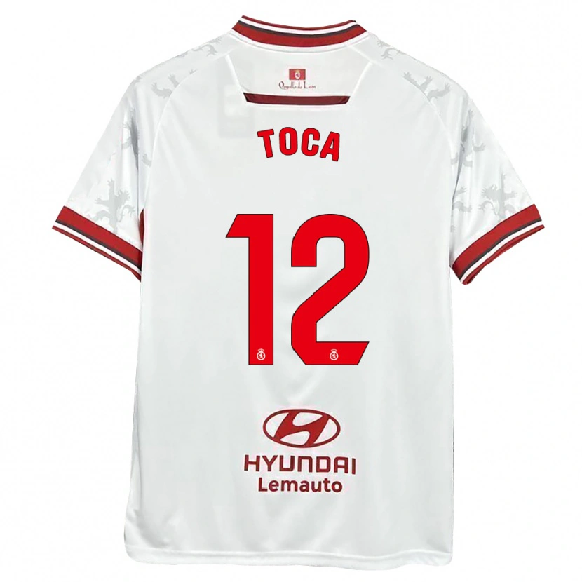 Danxen Dames Nico Toca #12 Wit Rood Thuisshirt Thuistenue 2025/26 T-Shirt België