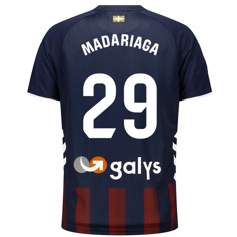 Danxen Dames Ander Madariaga #29 Marineblauw Rood Thuisshirt Thuistenue 2025/26 T-Shirt België