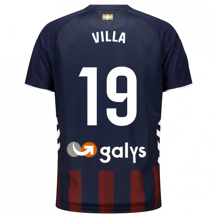 Danxen Dames Toni Villa #19 Marineblauw Rood Thuisshirt Thuistenue 2025/26 T-Shirt België