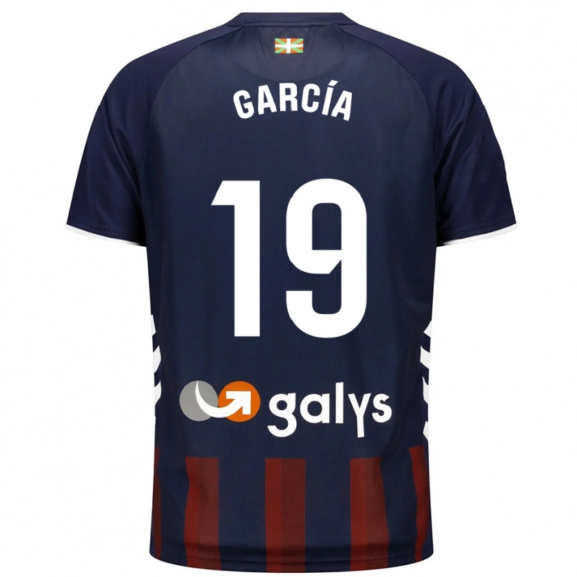 Danxen Dames Hugo García #19 Marineblauw Rood Thuisshirt Thuistenue 2025/26 T-Shirt België