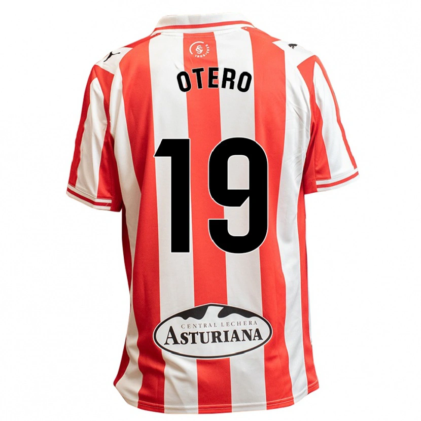 Danxen Dames Juan Otero #19 Wit Rood Thuisshirt Thuistenue 2025/26 T-Shirt België