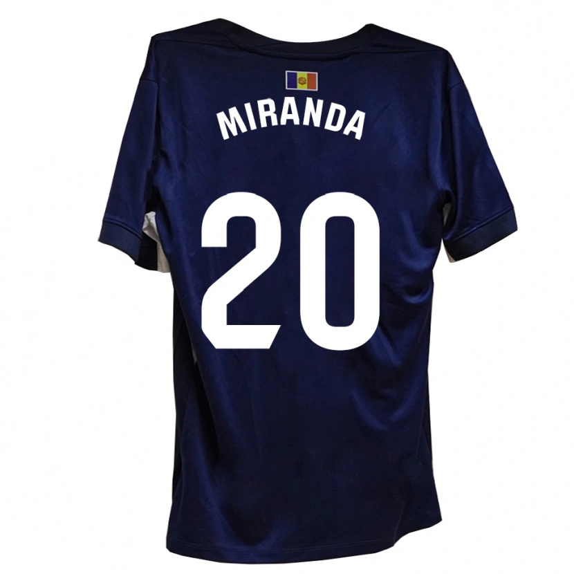 Danxen Dames Pau Miranda #20 Marineblauw Wit Thuisshirt Thuistenue 2025/26 T-Shirt België